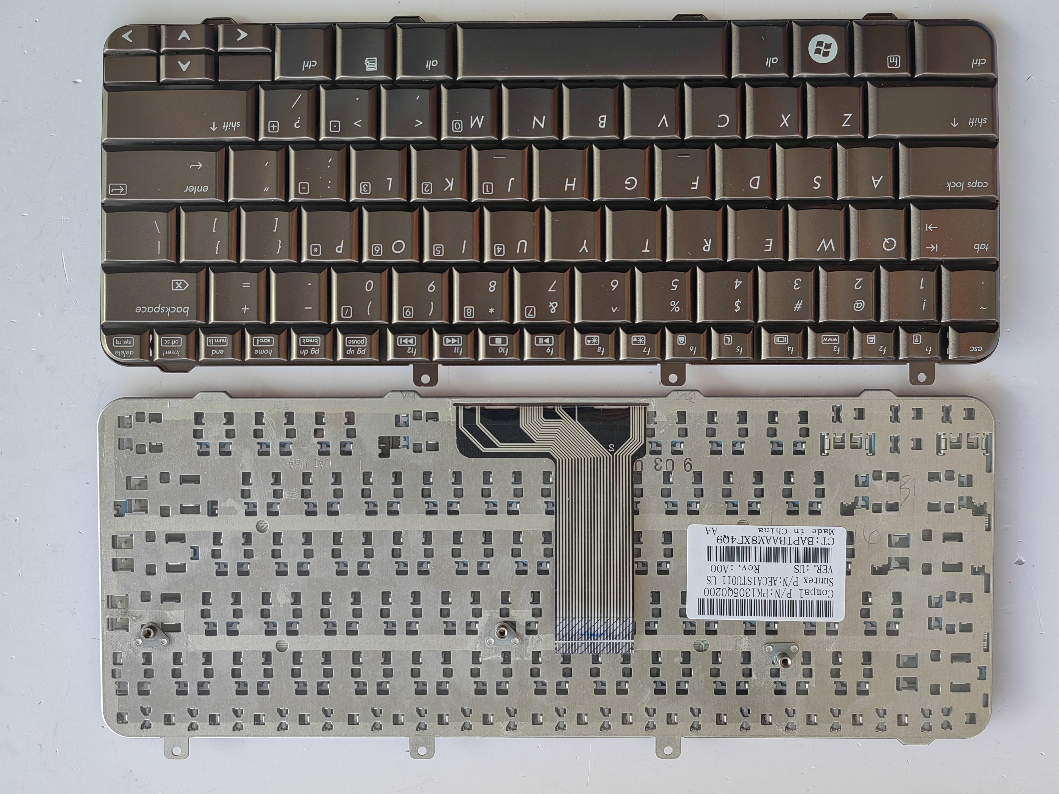 Picture of New Replacement Laptop Keyboard For HP DV3/DV3-1000 Brown (OEM) US Layout